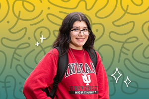 IUN student smiling